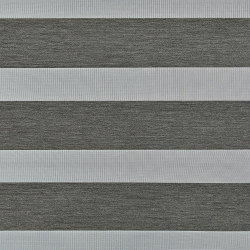 Dual Shade Lustre Zinc Blackout Night and Day Roller Blinds 